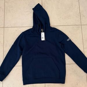 Adidas Golf Men’s Fleece Hoodie Navy Blue NWT Medium Rampart Casino